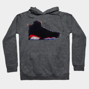 AIR JORDAN VI RETRO PIXELATED ART SHOE COLLECTION Hoodie